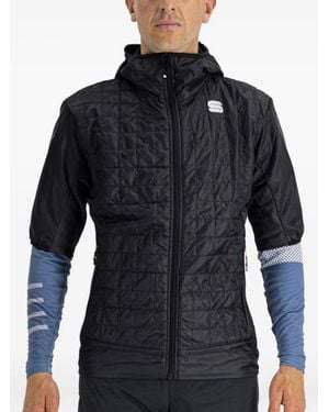 Sportful Logo-Print Performance Jacket - Blue