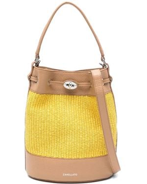 Zanellato Monda バケットバッグ S - イエロー