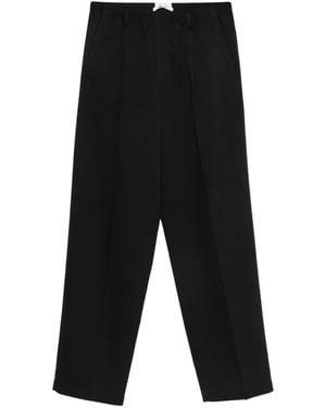 Cellar Door Ezio Tapered Trousers - Black