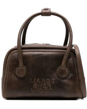 Marge Sherwood Logo-embossed Tote Bag - ブラック