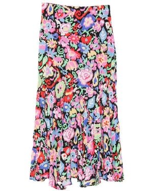 RIXO London Falda Midi Libbie - Blanco
