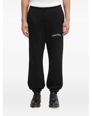 Wacko Maria Drawstring Logo-Detail Track Trousers - Black