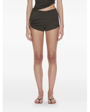 Christopher Esber Droplet Crystal Shorts - Black