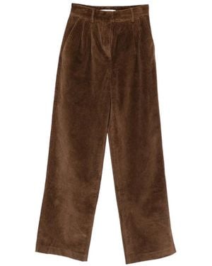 AYA MUSE Aven Corduroy Trousers - Brown