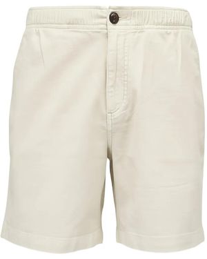 Peter Millar Button Drawstring Shorts - White