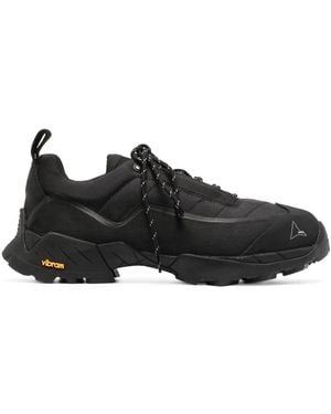 ROA Low-Top Chunky Sole Trainers - Black