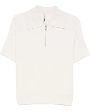 Liviana Conti Cameron Zip-up Sweater - White