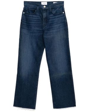 FRAME Le Jane Cropped Jeans - Blue