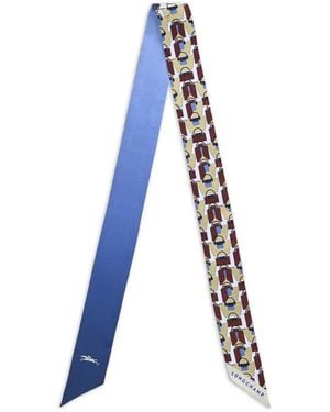 Longchamp Origami Le Pliage Neckerchief - Blau