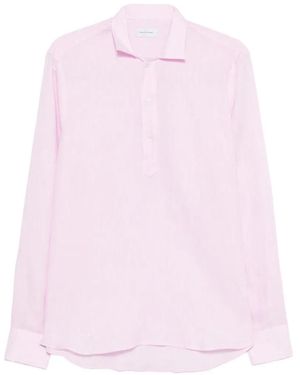 Tagliatore Dustin Long-Sleeve Shirt - Pink