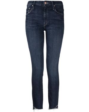 Mother The Looker Mid-Rise Skinny Jeans - Blue