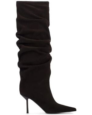 Le Silla Bella Stiefel Aus Wildleder - Schwarz