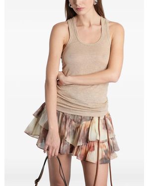 Isabel Marant Thea Racer-Back Tank Top - Natural