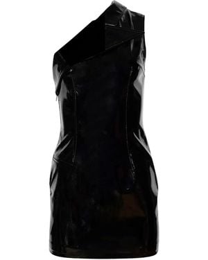 LAQUAN SMITH Abito Corto Monospalla - Nero