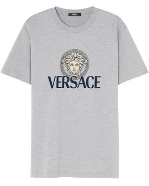 Versace メドゥーサ Tシャツ - グレー