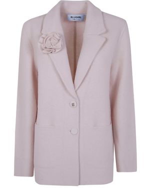 Blugirl Blumarine Giacca Con Decorazione - Viola