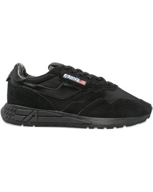 Autry Sneakers Aus Wildleder - Schwarz