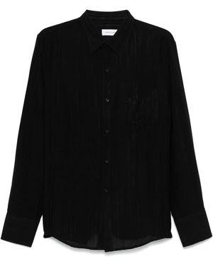 Ernest W. Baker Striped Shirt - Black