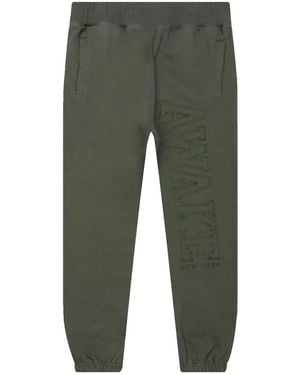AWAKE NY ロゴ スウェットパンツ - グリーン