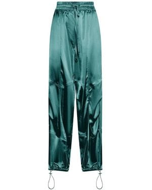 John Richmond Panelled Drawstring Track Trousers - Green