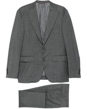 Canali Pak Met Enkele Rij Knopen - Grijs