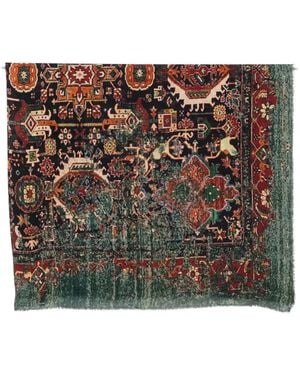 Faliero Sarti Graphic-Print Scarf - Brown