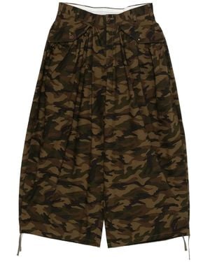 KHOKI Camouflage Trousers - Green