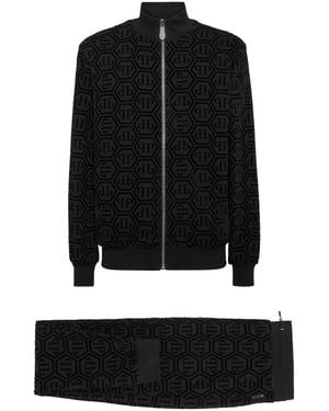 Philipp Plein Pp Hexagon Trainingspak - Zwart