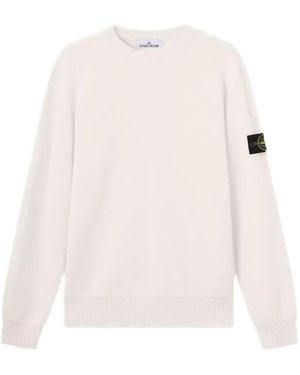 Stone Island 5100011 Pure Rws Wool Jumper - Pink