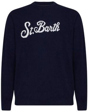 MC2 Saint Barth St. Barth Jacquard Jumper - Blue