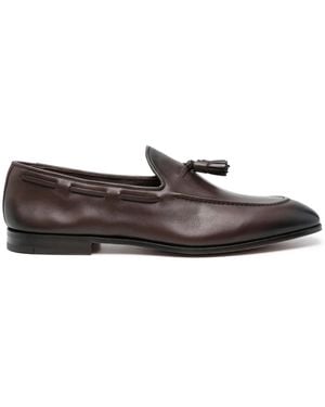 Church's Modern Tubular Loafer With Classic Tassels And Sleek Design - Brown
