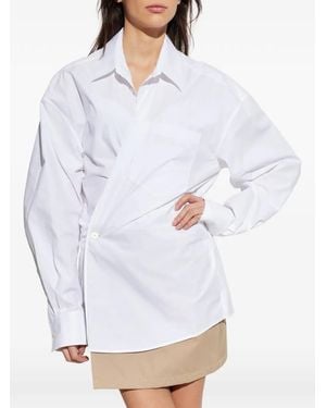 Alexander Wang Wrap-Shirt Mini Dress - White