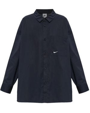 Nike Pocket Logo Shirt - Blue