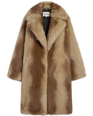 Apparis Steffi Faux-Fur Coat - Natural