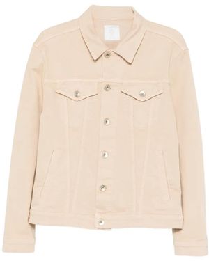 Eleventy Flap-Pocket Jacket - Natural