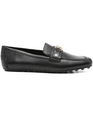 Michael Kors Loafer Mit Logo-Schild - Schwarz