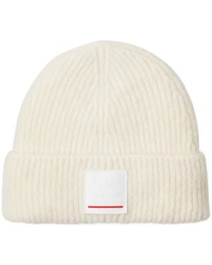 Bogner Fire + Ice Tuana Logo-Patch Beanie Hat - Natural