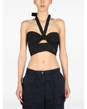 1/OFF Halterneck Top - Black