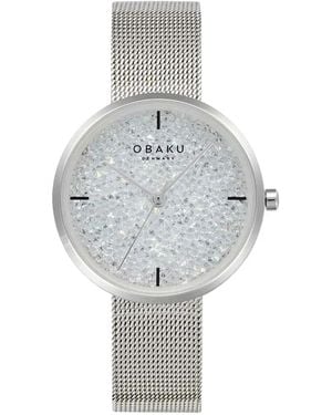 Obaku Glimmer 32Mm Watch - Gray