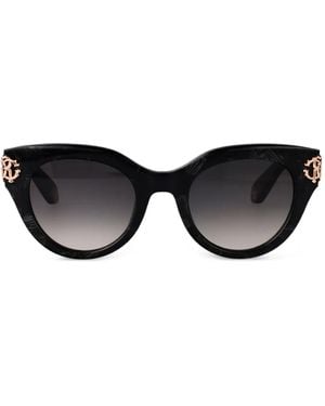 Roberto Cavalli キャットアイ サングラス - ブラック