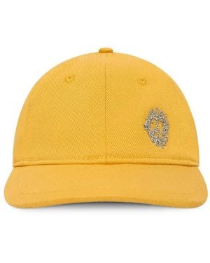 DENIM TEARS College Adjustable Strap Cap Hat - Yellow