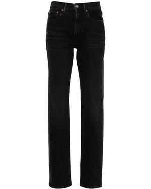 Polo Ralph Lauren Mid-Rise Straight-Leg Jeans - Black