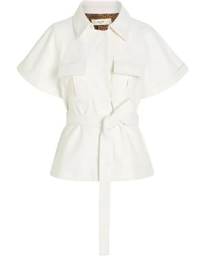 SKIIM Chaqueta Con Cinturón - Blanco