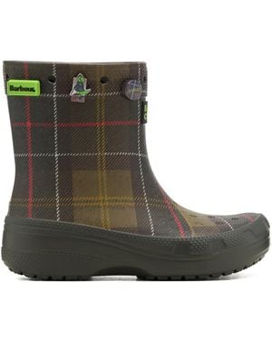 Crocs™ Botas a cuadros de x Barbour - Verde