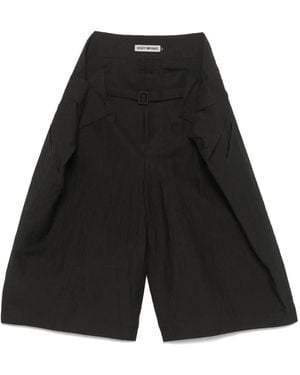 Issey Miyake Fold To Form ショートパンツ - ブラック
