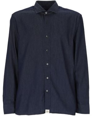 Peuterey Denim Long-Sleeves Shirt - Blue
