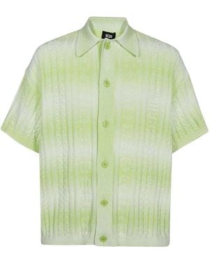 Gcds Cable-Knit Shirt - Green