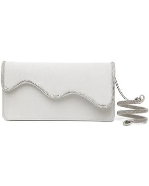 Rene Caovilla Onda Crossbody Bag - White
