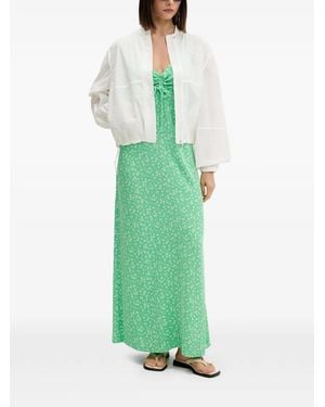 Rip Curl Surf Side Floral-Print Maxi Dress - Green