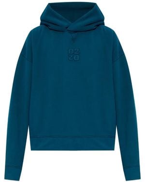 DSquared² Hoodie Mit Logo-Applikation - Blau